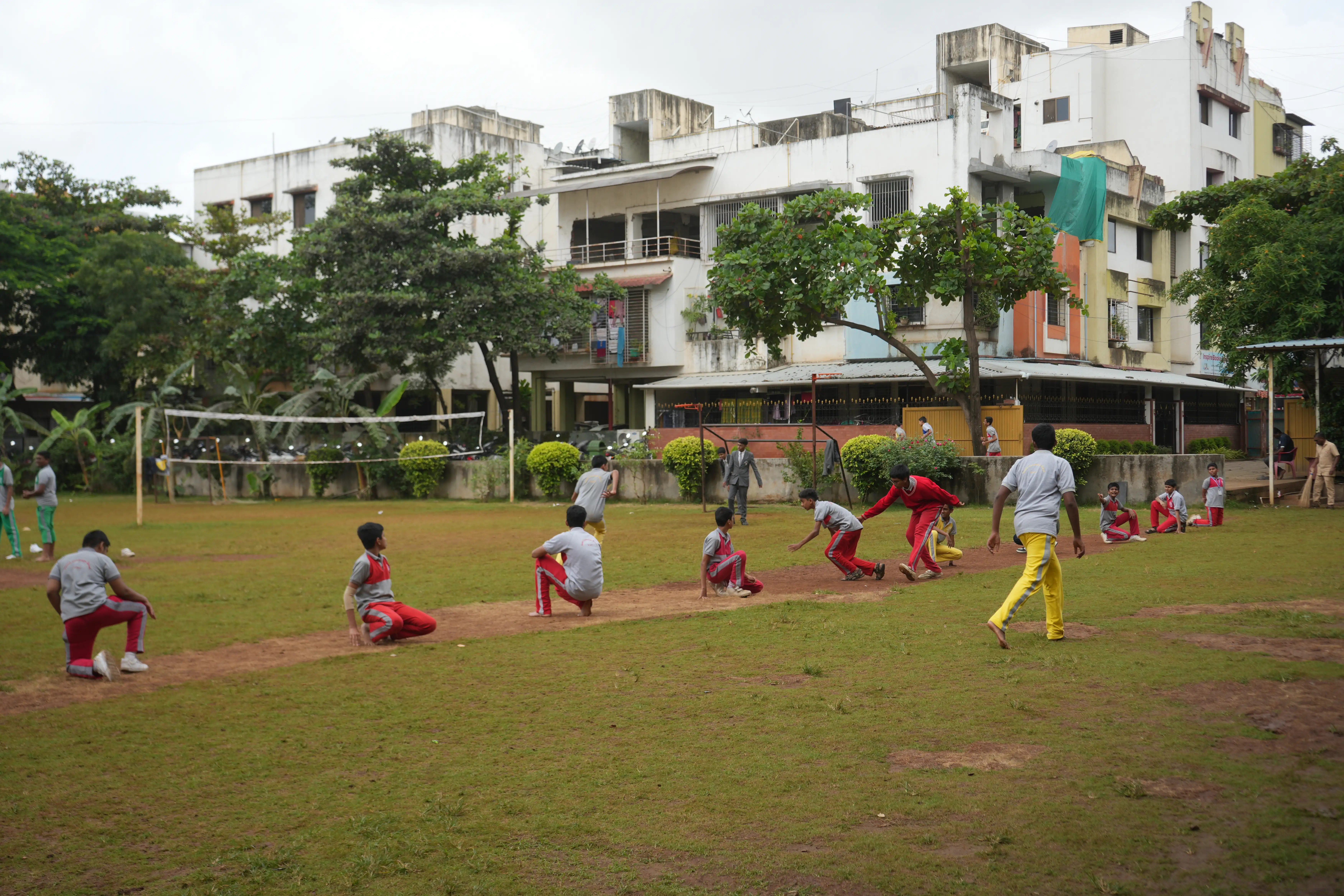 Students engaged in co-curricular activities